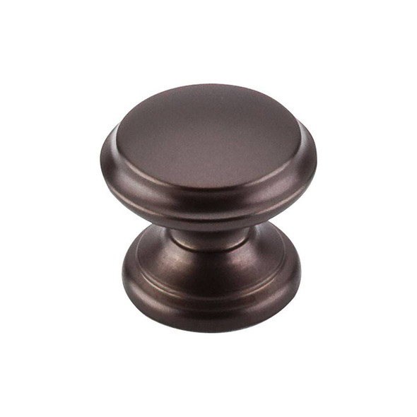 1-3/8" Dia. Flat Top Knob - Oil-rubbed Bronze