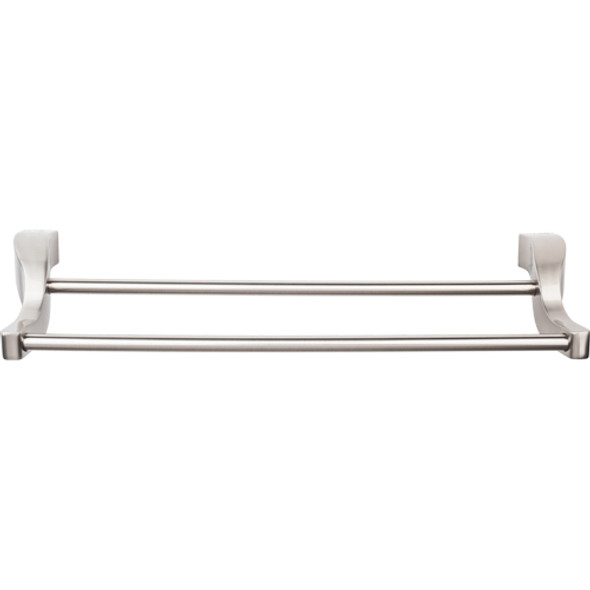 Top Knobs - Bath Double Towel Rod - Brushed Satin Nickel (TKAQ11BSN)