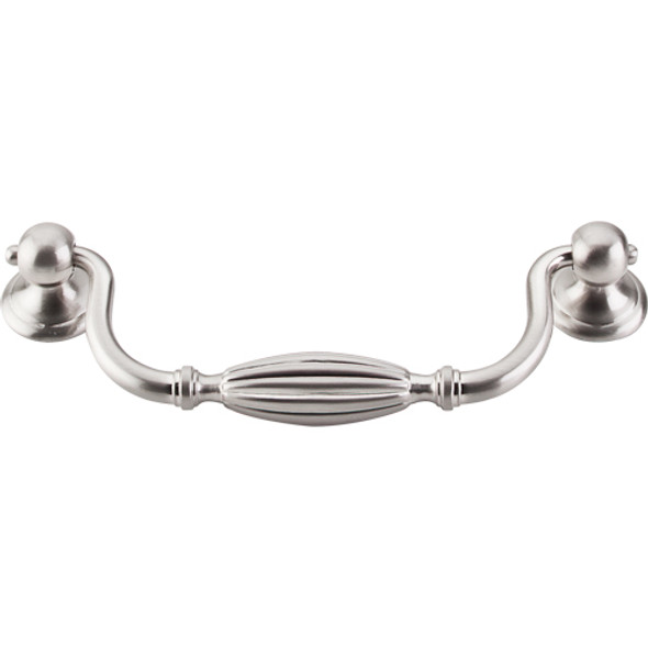 Top Knobs - Tuscany Small Drop Pull     - Brushed Satin Nickel (TKM1789)