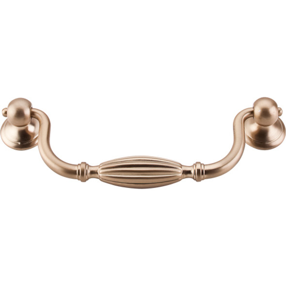 Top Knobs - Tuscany Small Drop Pull     - Brushed Bronze (TKM1628)