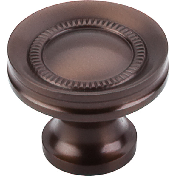 Top Knobs - Button Faced Knob  - Oil Rubbed Bronze (TKM755)