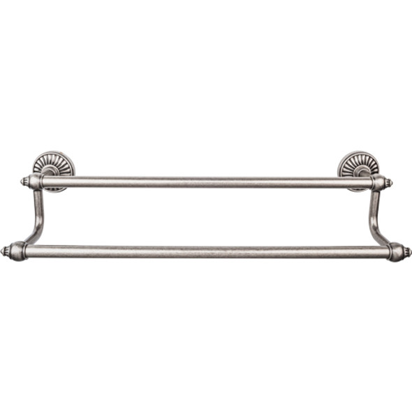 Top Knobs - Bath Double Towel Rod - Antique Pewter (TKTUSC11PTA)