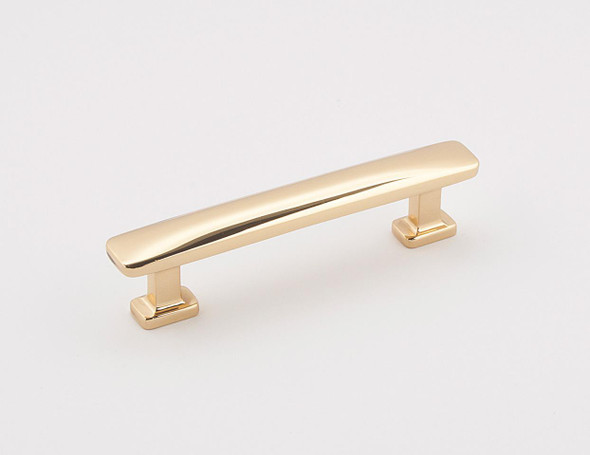 Alno | Cloud - 3" Pull in Unlacquered Brass (A252-3-PB/NL)