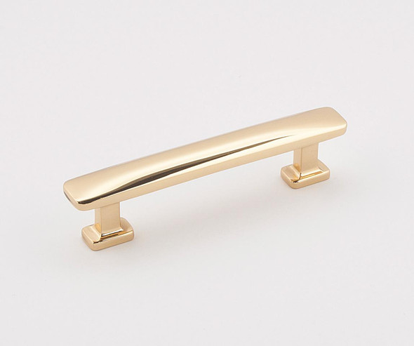 Alno | Cloud - 3 1/2" Pull in Unlacquered Brass (A252-35-PB/NL)