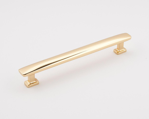 Alno | Cloud - 6" Pull in Unlacquered Brass (A252-6-PB/NL)