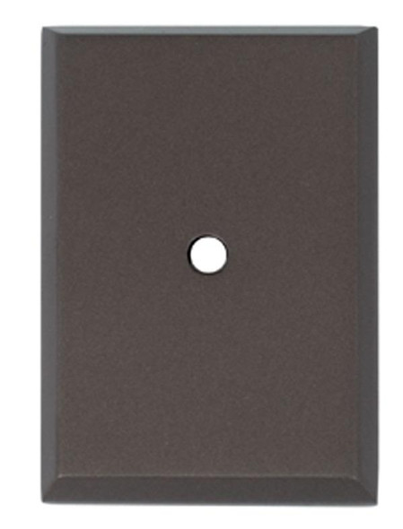 Alno | Backplate - 1 1/2" Rectangle Backplate in Chocolate Bronze (A610-38-CHBRZ)