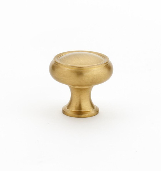 Alno | Charlie's - 1 1/4" Knob in Satin Brass (A626-14-SB)