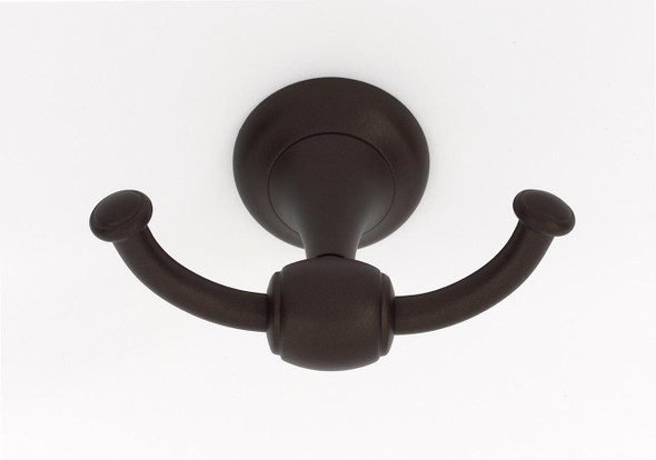 Alno | Royale - Double Robe Hook in Chocolate Bronze (A6684-CHBRZ)