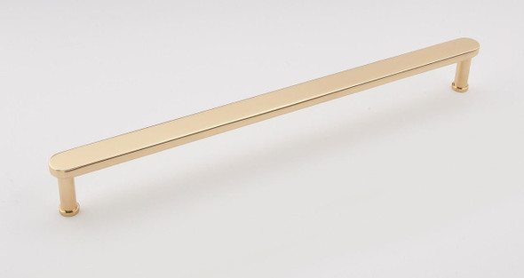 Alno | Moderne - 12" Appliance / Drawer Pull in Unlacquered Brass (A717-12-PB/NL)