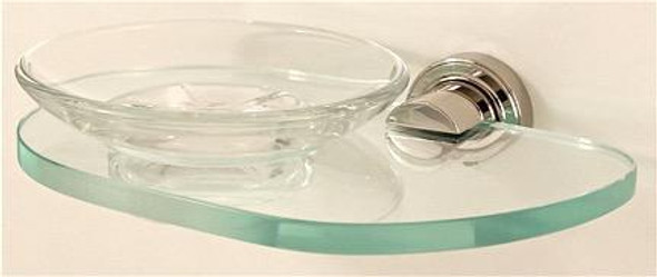 SOAP DISH W/HOLDER (ALNA8730-PN)