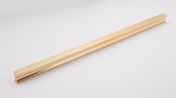 Alno | Linear - 18" Tab Pull in Polished Brass (A965-18-PB)