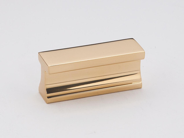 Alno | Linear - 1 1/2" Tab Pull in Unlacquered Brass (A965-15-PB/NL)
