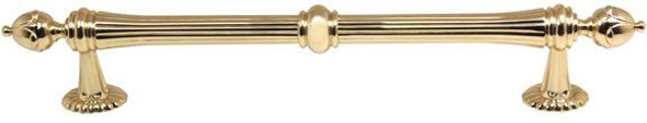 Alno | Ornate - 8" Appliance Pull in Unlacquered Brass (D6929-8-PB/NL)