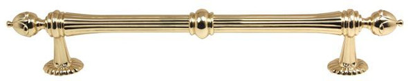 Alno | Ornate - 12" Appliance Pull in Unlacquered Brass (D6929-12-PB/NL)