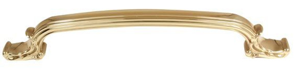 Alno | Ornate - 8" Appliance Pull in Polished Brass (D3650-8-PB)