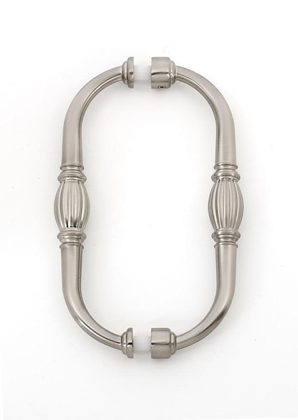 Alno | Tuscany - 6" Back To Back Pull in Satin Nickel (G234-6-SN)