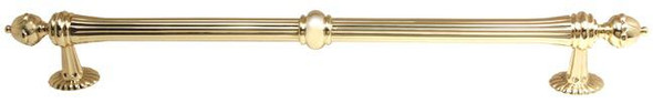 Alno | Ornate - 18" Appliance Pull in Unlacquered Brass (D6929-18-PB/NL)
