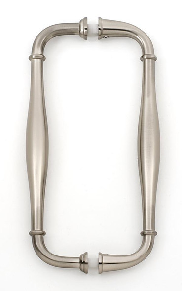 Alno | Charlie's - 8" Back To Back Pulls in Satin Nickel (G726-8-SN)