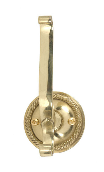 Polished Brass Traditional Coat & Hat Hook (BAJ07J0180PB)