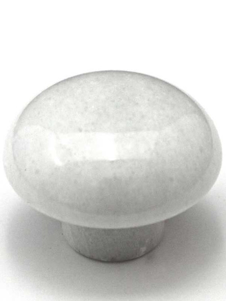 Marble White Knob (CAL-M-1-WHI)