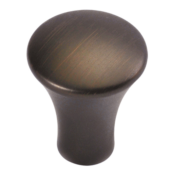 1 In. Metropolis Refined Bronze Cabinet Knob (BPP7520-RB)