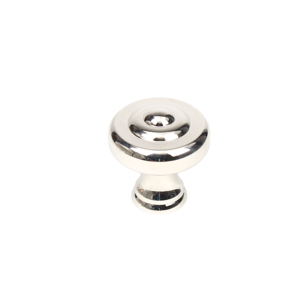 Premium Solid Brass Knob, 1-1/4" dia in Polished Nickel (CENT18126-14)