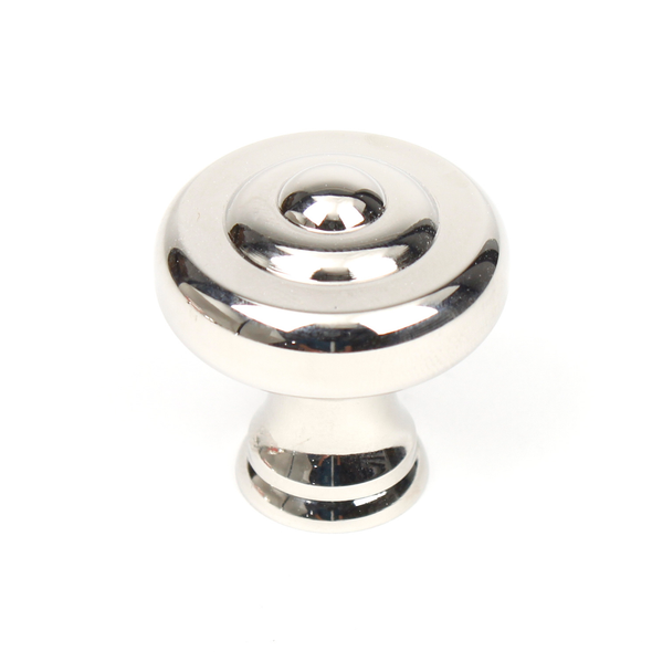 Premium Solid Brass Knob, 1-1/2" dia in Polished Nickel (CENT18128-14)