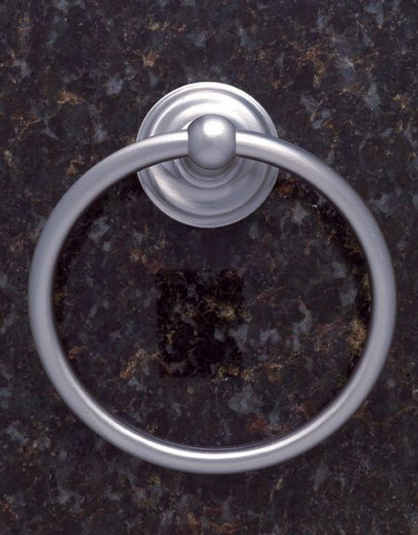 Satin Nickel Finish Towel Ring, Concealed Screw(JVJ22306)