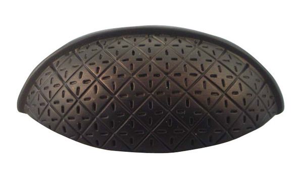 Oil Rubbed Bronze Pillow Bin Pull (MNG13913)