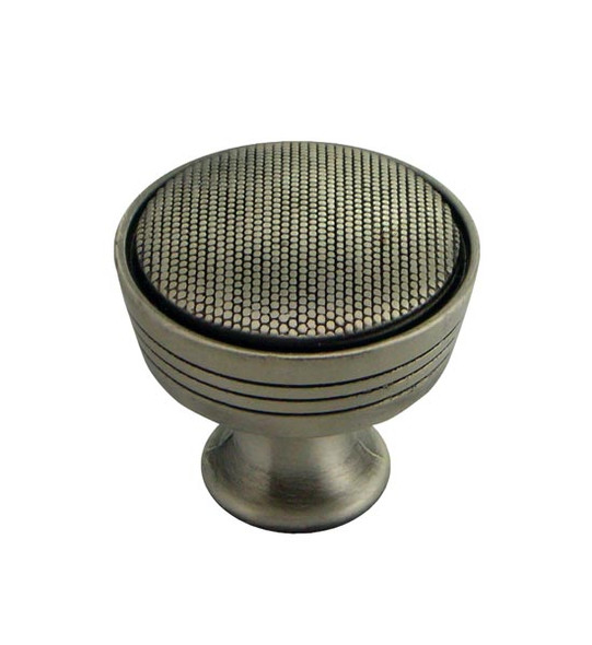 Satin Antique Nickel Guerlain Knob (MNG17121)