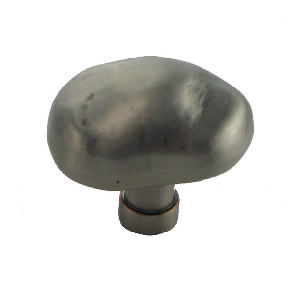 Satin Antique Nickel Potato Knob (MNG14221)