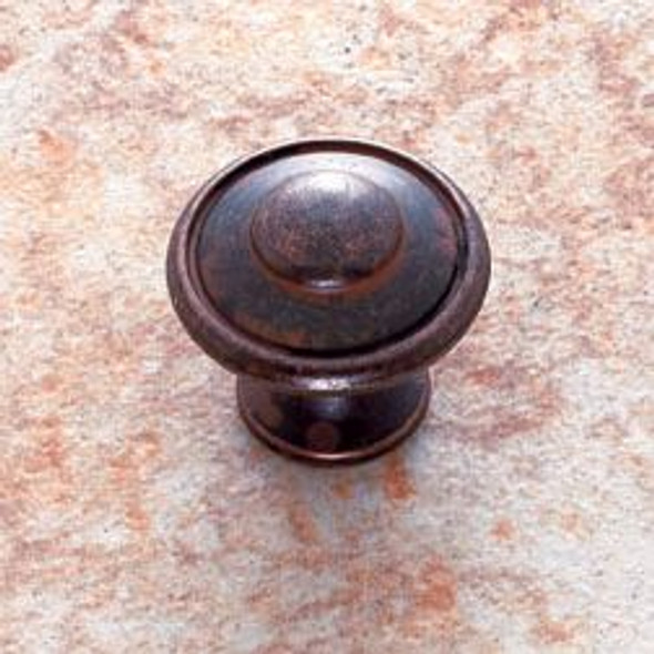 Rust Finish 1 3/16" Large Button Knob(JVJ46349)