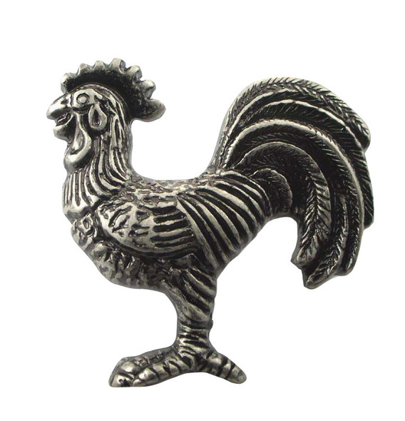 Satin Antique Nickel Rooster (MNG10911)