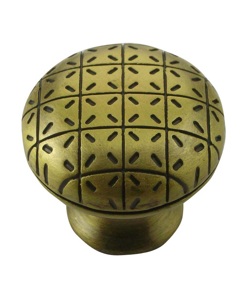 Brass Antique Pillow Knob (MNG13810)