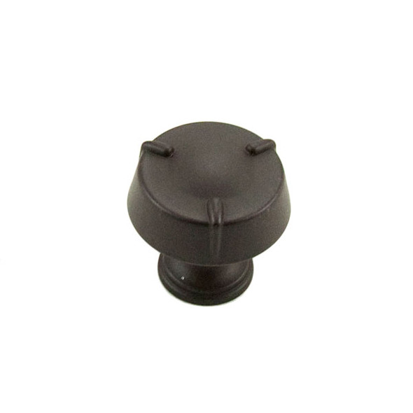 1 1/4" Circle w/ Three Lines Knob (RKICK126RB)