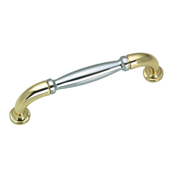 PULL MET.96MM(8/32)BRASS/CHROM (RLU-38418130140)