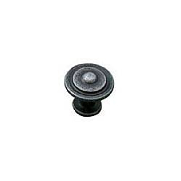 32mm Dia. Rustic Village Expression Ringed Round Knob - Oil Rubbed Bronze (2920ORB)