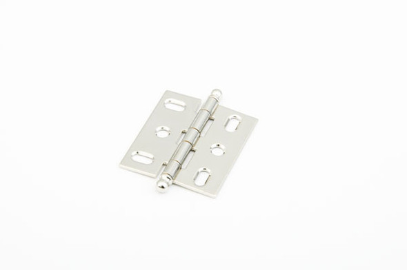 Ball Tip Mortise Hinge, Polished Nickel(SCH1111B-PN)