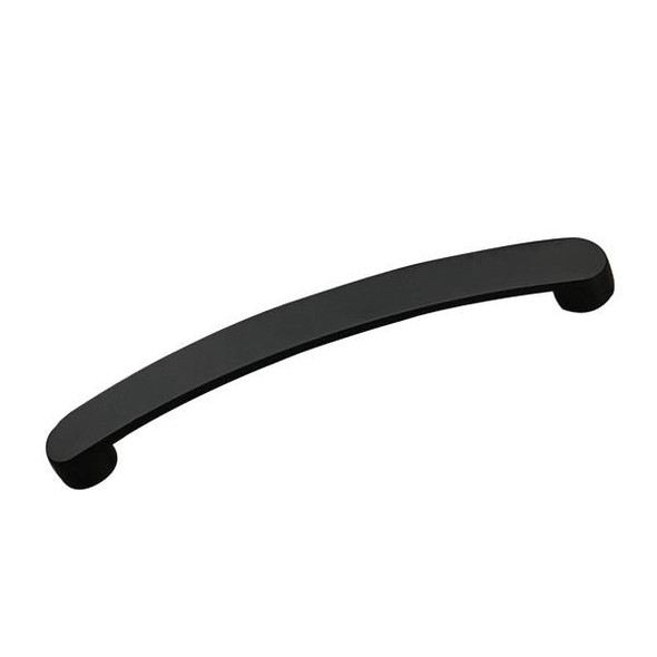 160mm CTC Modern Collection Slightly Arched Flat Bow Pull - Matt Black (80710160900)