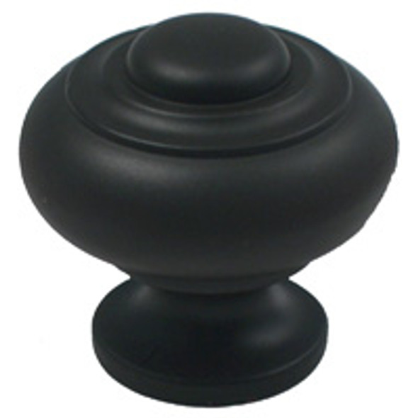 Black 1 1/8" Knob (RWR-910BLK)