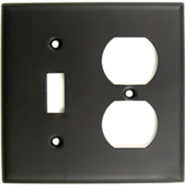 Oil Rubbed Bronze Double Switch & Recep Switchplate (RWR-791ORB)