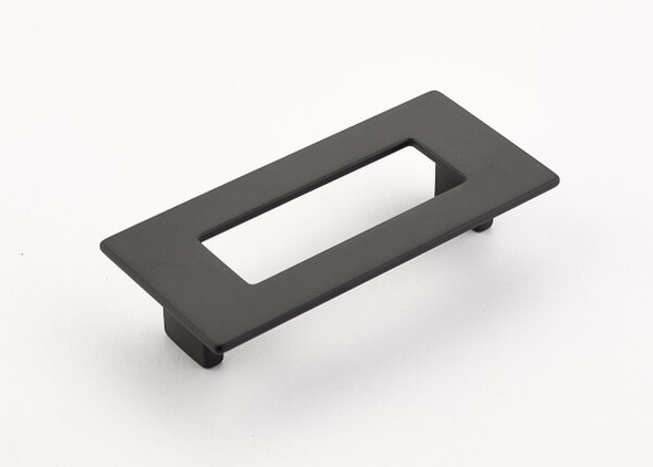 Pull, Rectangle, Matte Black, 96 mm cc (SCH-444-MB)