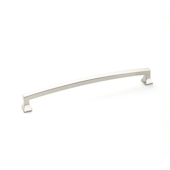 Pull, Arched, Polished Nickel, 8in cc (SCH-540-PN)