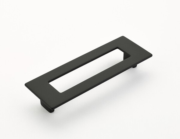 Pull, Rectangle, Matte Black, 128 mm cc (SCH-445-MB)