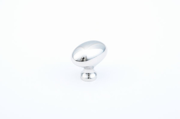 1-3/8" Polished Nickel Oval Knob(SCH719-PN)