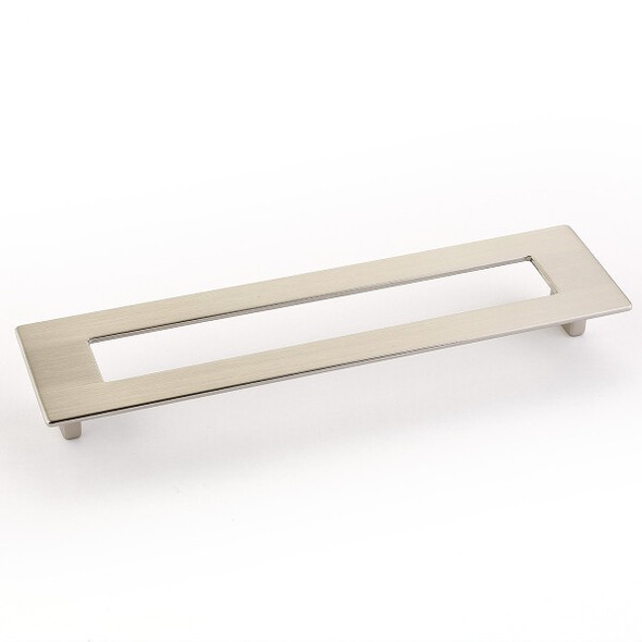 Pull, Rectangle, Satin Nickel, 192 mm cc (SCH-446-15)