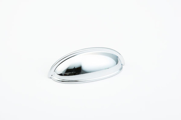 Polished Chrome Cup Pull, 3" cc(SCH730-26)