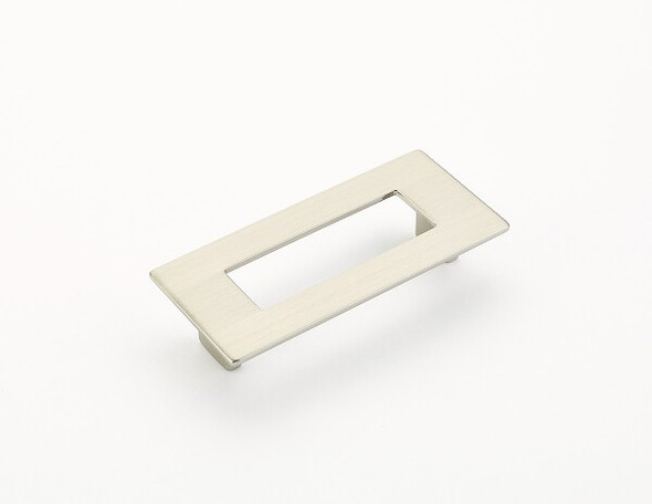 Pull, Rectangle, Satin Nickel, 96 mm cc (SCH-444-15)