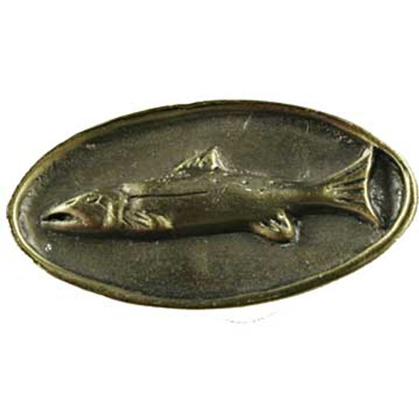 Fish Mount Knob - Antique Brass (SIE-681317)