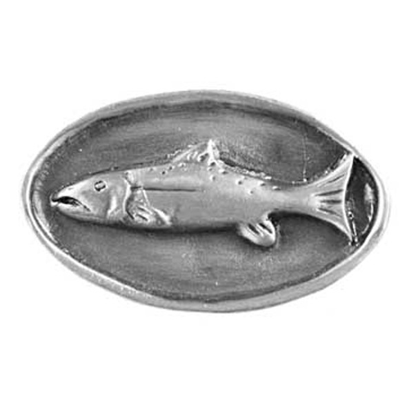 Fish Mount Knob - Pewter (SIE-681318)